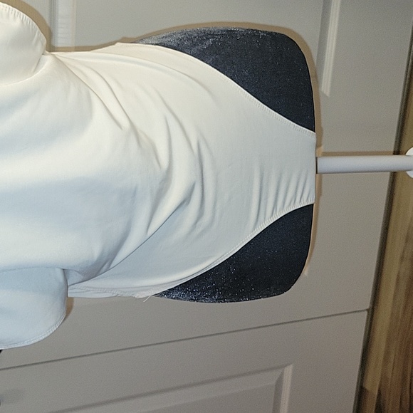 Winter White Backless Body suit - Picture 3 of 11
